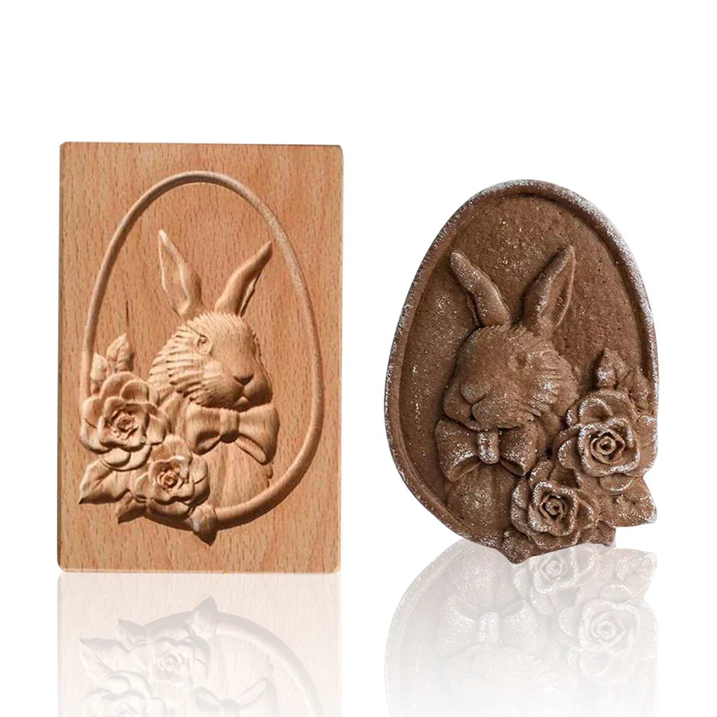 Carvallo – Hantverksträ Speculaas & Pepparkaksform för Eleganta Skapelser Carvallo