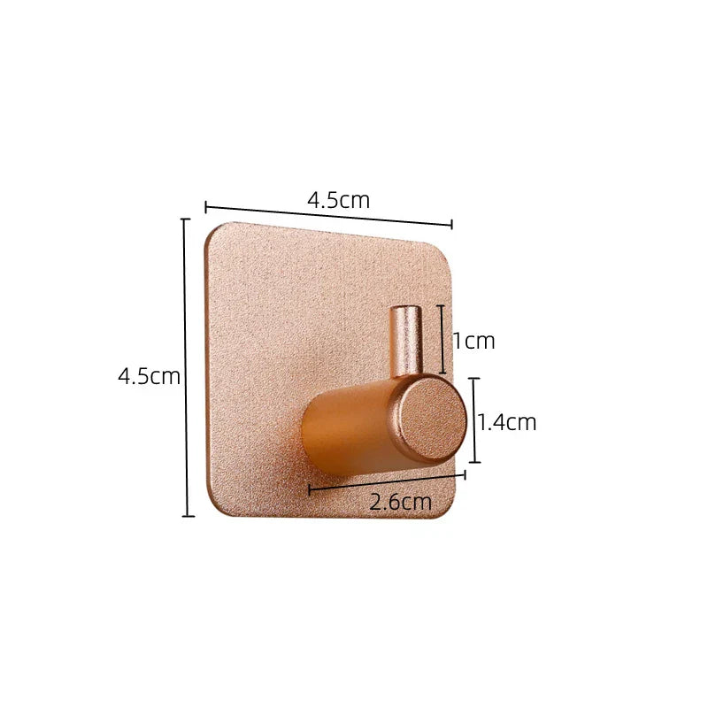 Carvallo Väggkrok Hookora | Rostfritt stål 304 borstade | Utan borrning | Lastkapacitet upp till 3 kg | Vattentät & Rostfri Carvallo