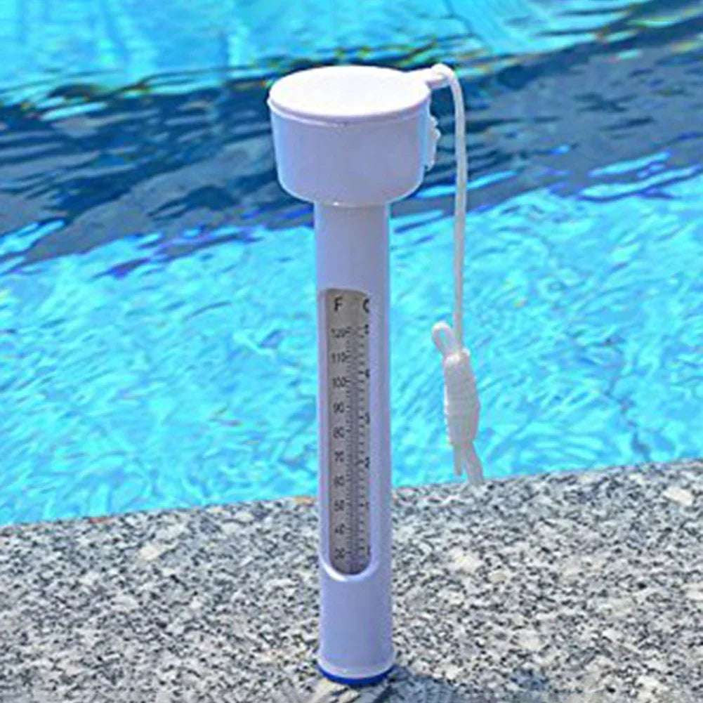 Carvallo Poolthermometer | Flytande vattentermometer 0–50 °C | För pool, bubbelpool, spa & badhus | Vattentålig & lättläst Carvallo