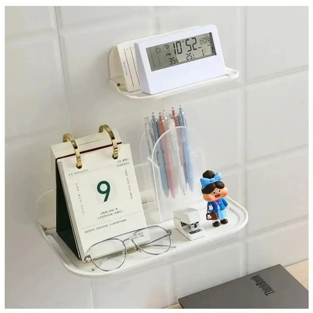 Carvallo FoldoFix SmartShelf | Fällbar hylla utan borrning | Platsbesparande & Mångsidig | 18×11 cm / 30×19 cm Carvallo