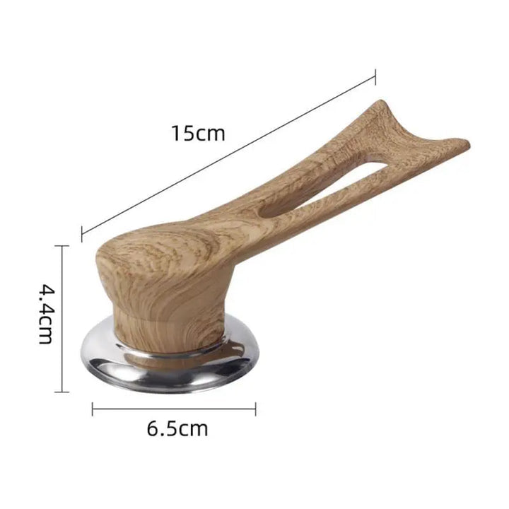 Ersatzgrepp För Kokkärlslock – Trädesign Med Rostfri Stålsbas Carvallo