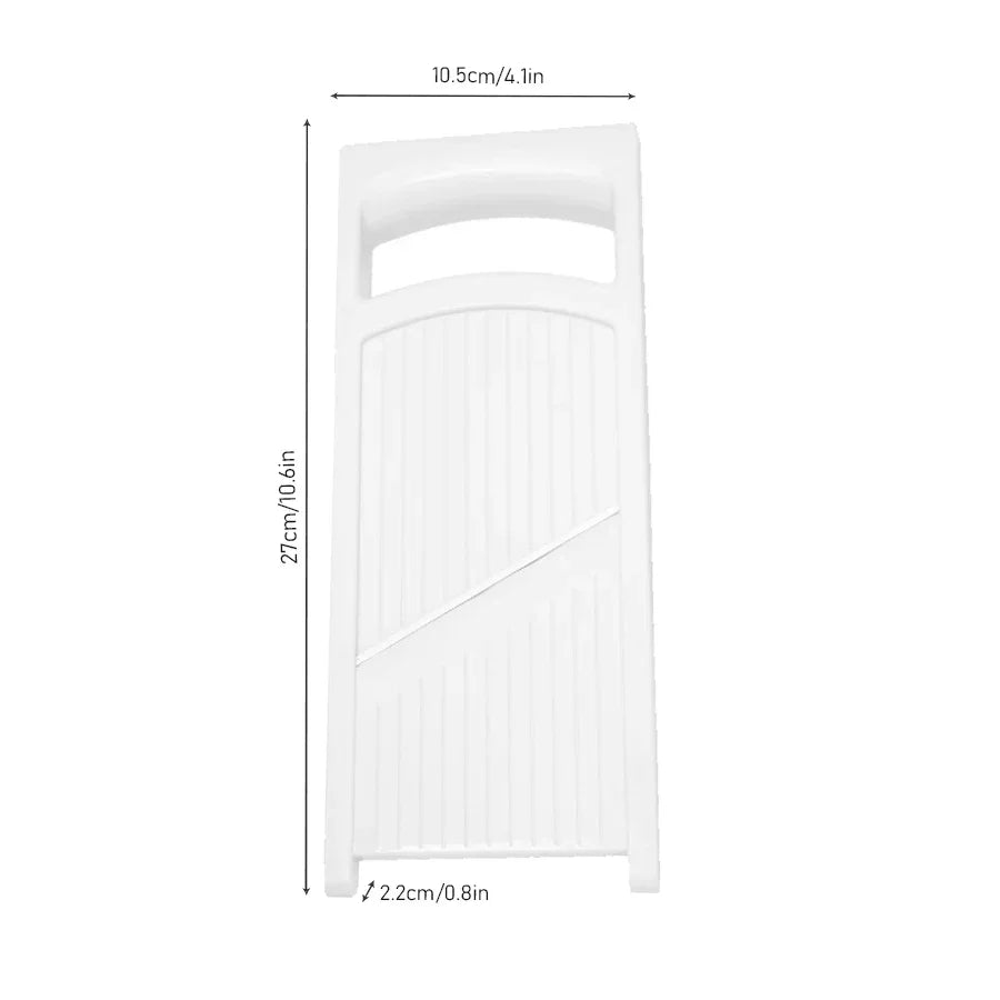 Carvallo Potatis- och Grönsakskärare | Praktisk Multiskärare | Rostfri kniv & Upphängningskrok | För Frukt & Grönsaker Carvallo