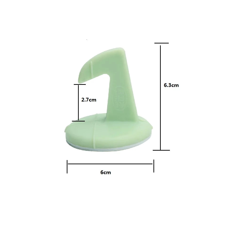 Carvallo Självhäftande dörrstoppare med krok | Ljuddämpande anti-kollisionspad | Vägg- & dörrskydd, stötsäker & vibrationsminskande Carvallo