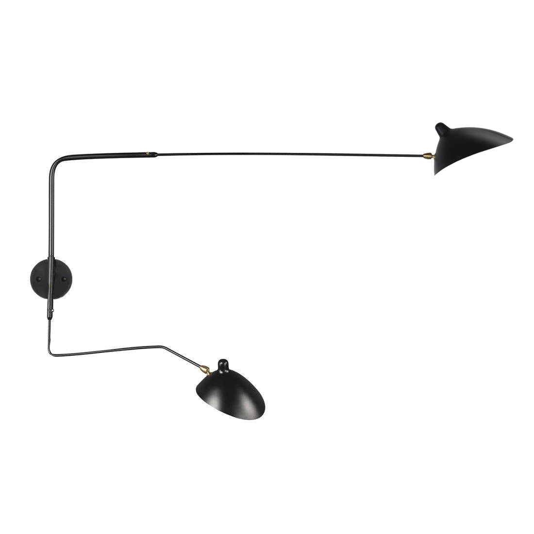 Äkta Serge Mouille Vägglampa – Designer Minimalistisk Sconce Carvallo