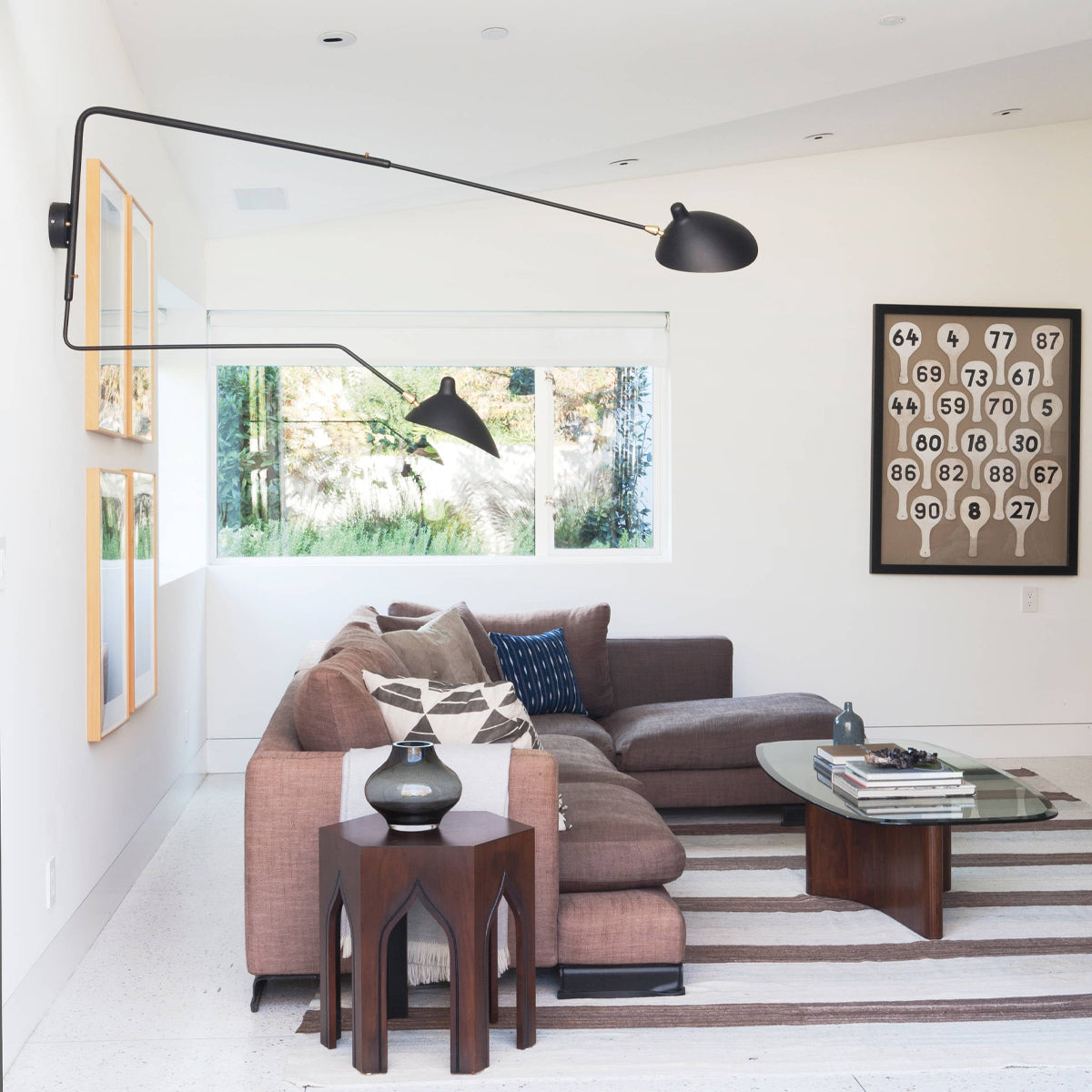 Äkta Serge Mouille Vägglampa – Designer Minimalistisk Sconce Carvallo