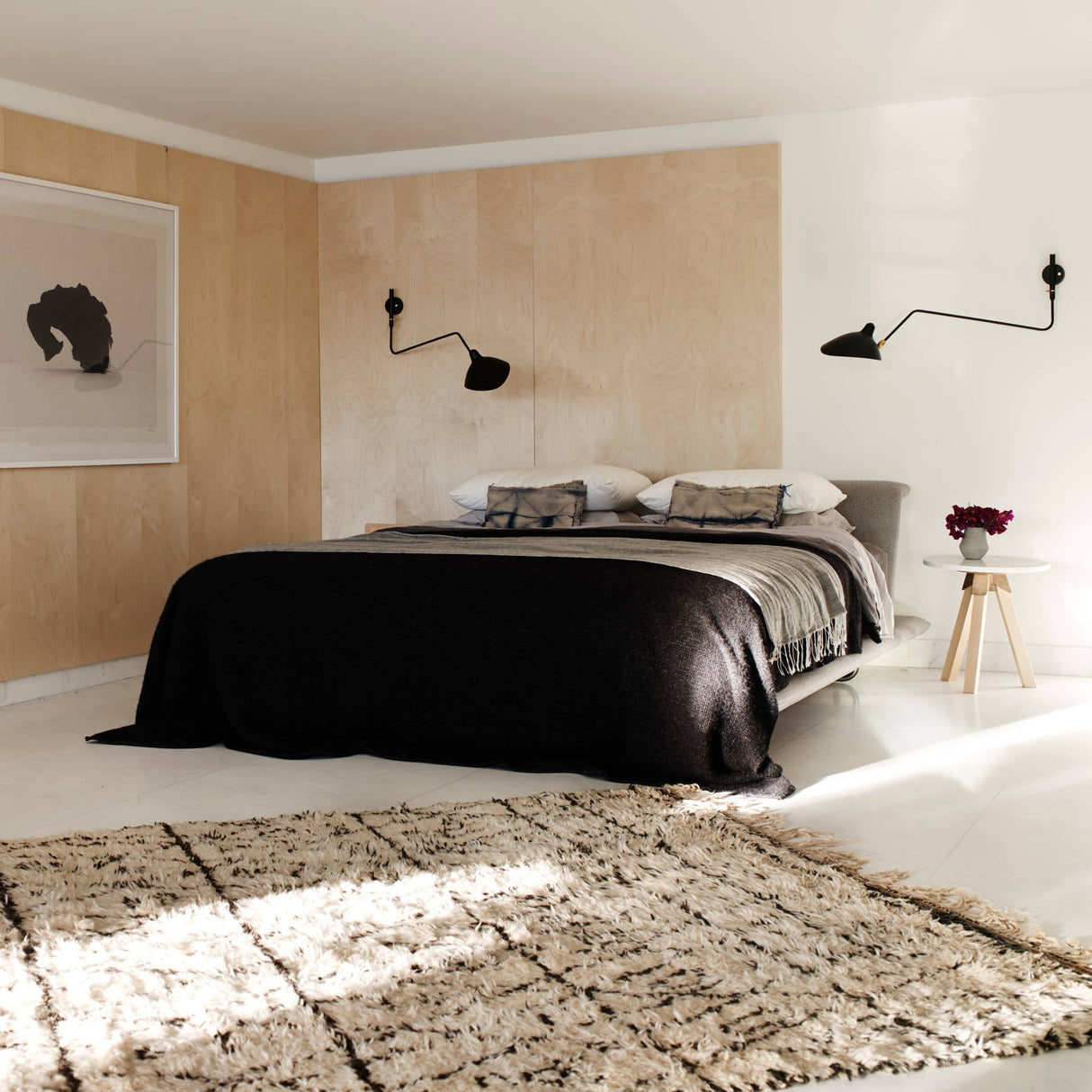 Äkta Serge Mouille Vägglampa – Designer Minimalistisk Sconce Carvallo