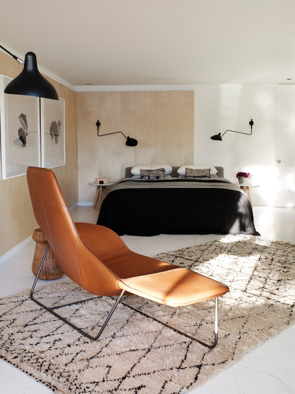 Äkta Serge Mouille Vägglampa – Designer Minimalistisk Sconce Carvallo