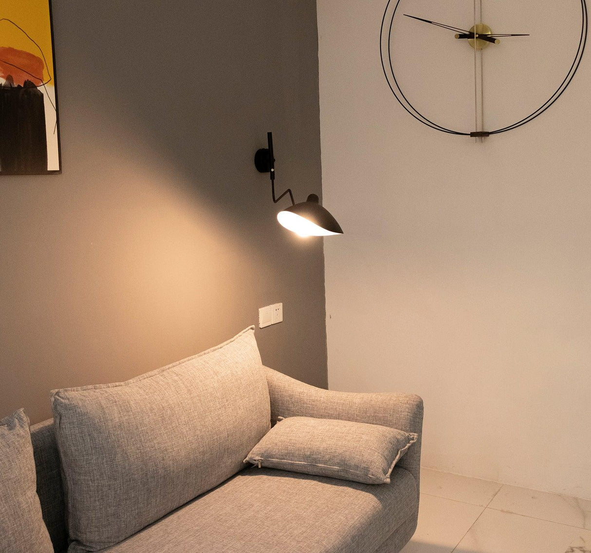 Äkta Serge Mouille Vägglampa – Designer Minimalistisk Sconce Carvallo
