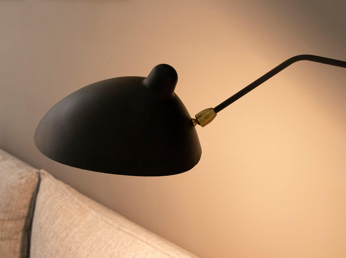 Äkta Serge Mouille Vägglampa – Designer Minimalistisk Sconce Carvallo