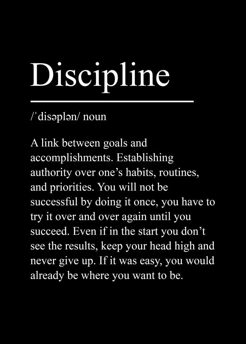 Success & Focus – Minimalistisk Motivationsposter på Canvas Hemnix