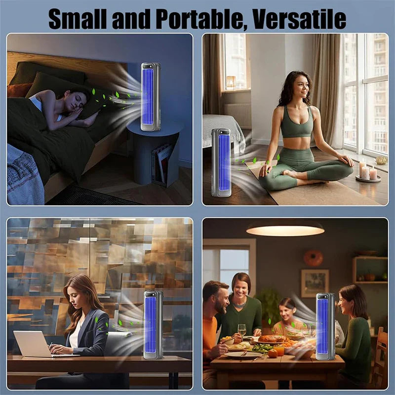 Bärbar bladlös luftkonditionering med USB-laddning och 3 hastigheter Carvallo