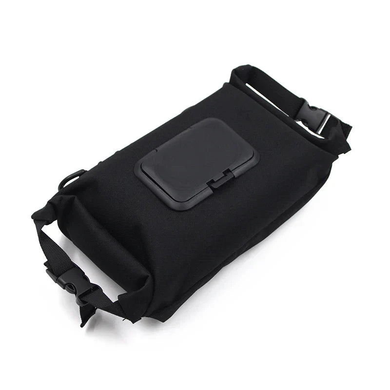 Carvallo Hängeväska för fuktiga servetter | Av Oxford-tyg | Bärbar dispenser för utomhus & kök | 24 × 14 cm Carvallo