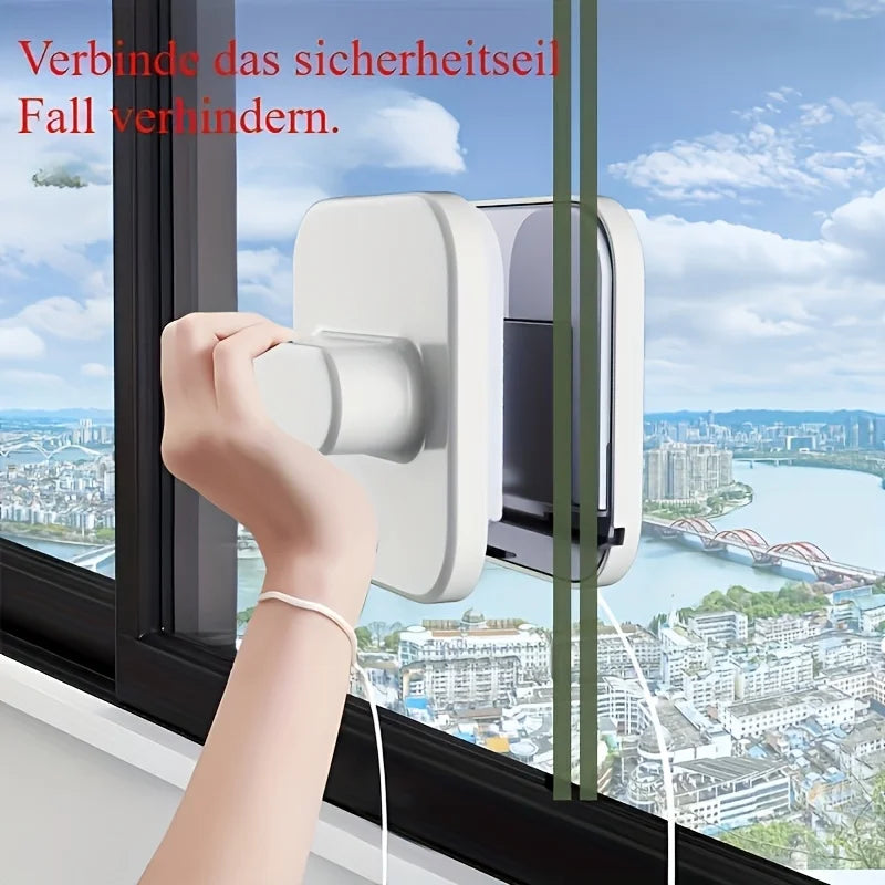 Carvallo Pro Fönsterputsare | Dubbelsidig design | Streckfri rengöring | Med gummilist och ergonomiskt handtag Carvallo