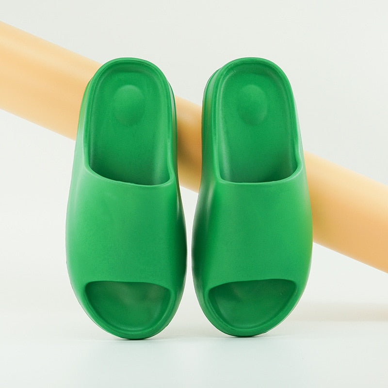 Halkfria Sköna Tofflor-Shoes for Women-Hemnix-Grön-35-Hemnix