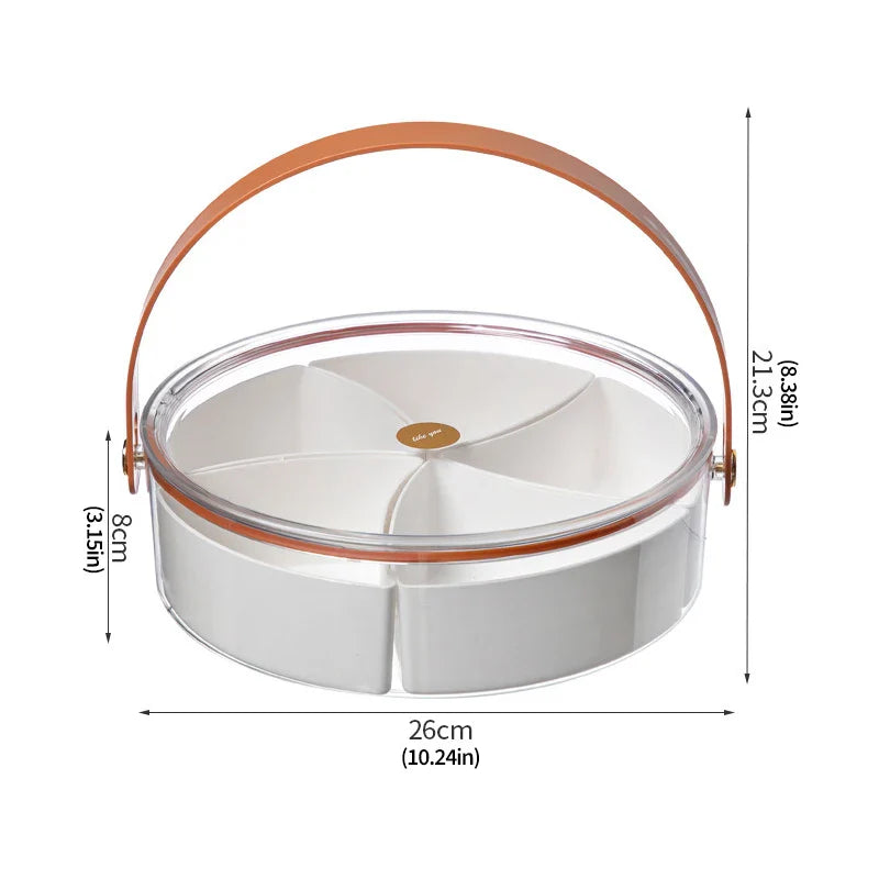 PicnicPal - hållbar indelad bricka för enkel presentation av snacks Carvallo