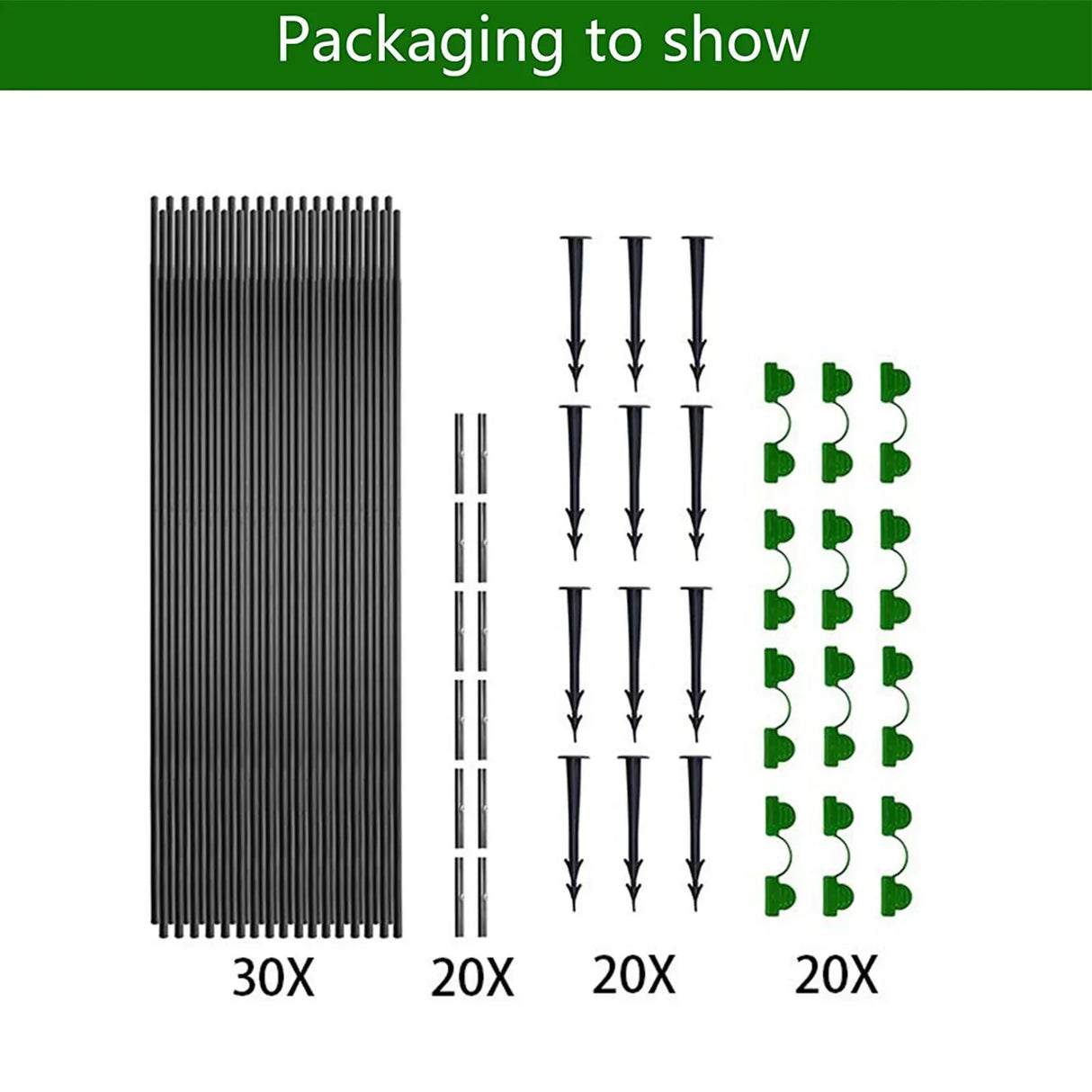 Carvallo FlexGrow trädgårdsbåge-set i fiberglass | DIY växtunnel för odlingsbäddar & förkulturbädd | Rostfri & återanvändbar | Inkl. anslutningsdelar Carvallo