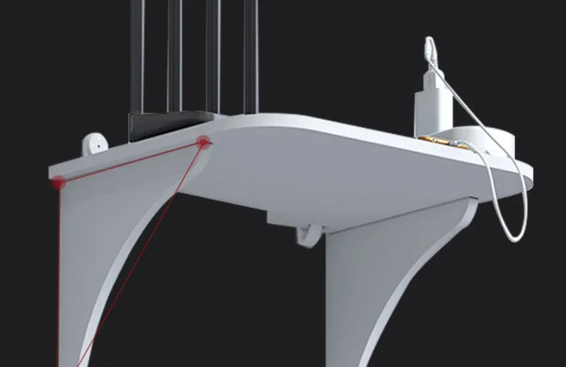 Carvallo Organizer | Svävande väggställ utan borrning | Dold hållare för WLAN-router, TV-låda & tillbehör | PVC, Vit | 30 × 15 × 12 cm Carvallo