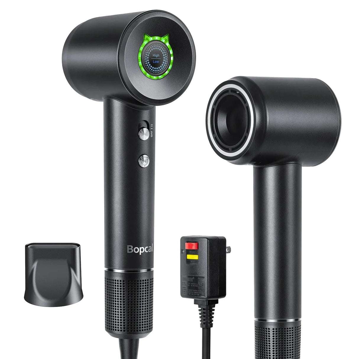 Carvallo-Haartrockner Airstra Nova | 110.000 O/min | 200 mil Negativ-Carvallo | 220 V | 1600 W | Proffsfön med kalluftsfunktion Carvallo