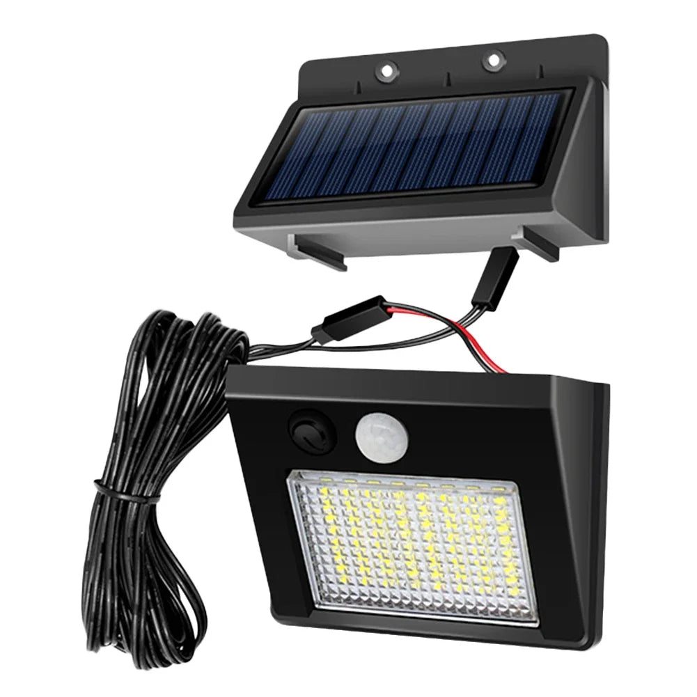 Carvallo LED Trädgårdsspotlight | 32/48 LEDs | IP65 Solarlampa med 1200 mAh Batteri | Vattentät & Automatisk – För Staket, Gård & Terrass Carvallo