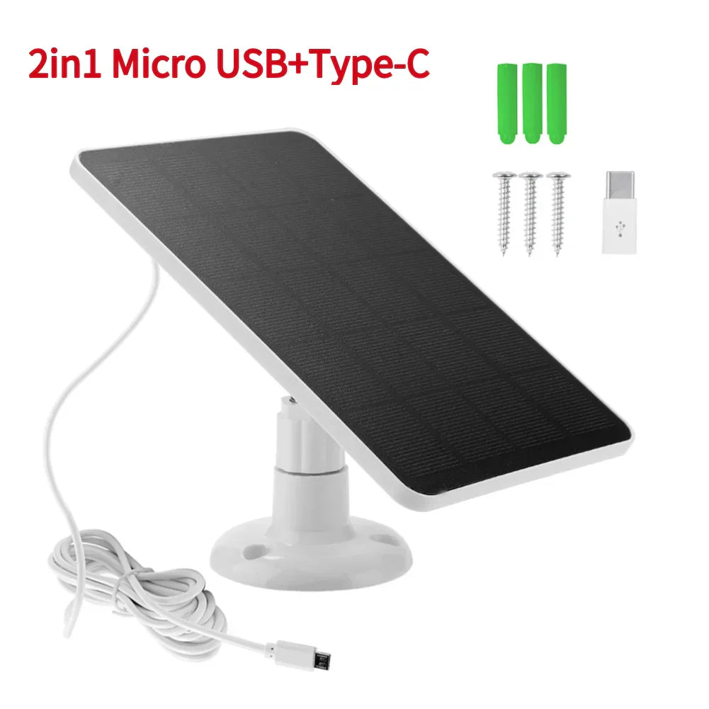 Carvallo Micro 10W Solpanel | Monokristallin | IPX6 Vattentät | Micro-USB | För kameror, belysning & små solarsystem Carvallo
