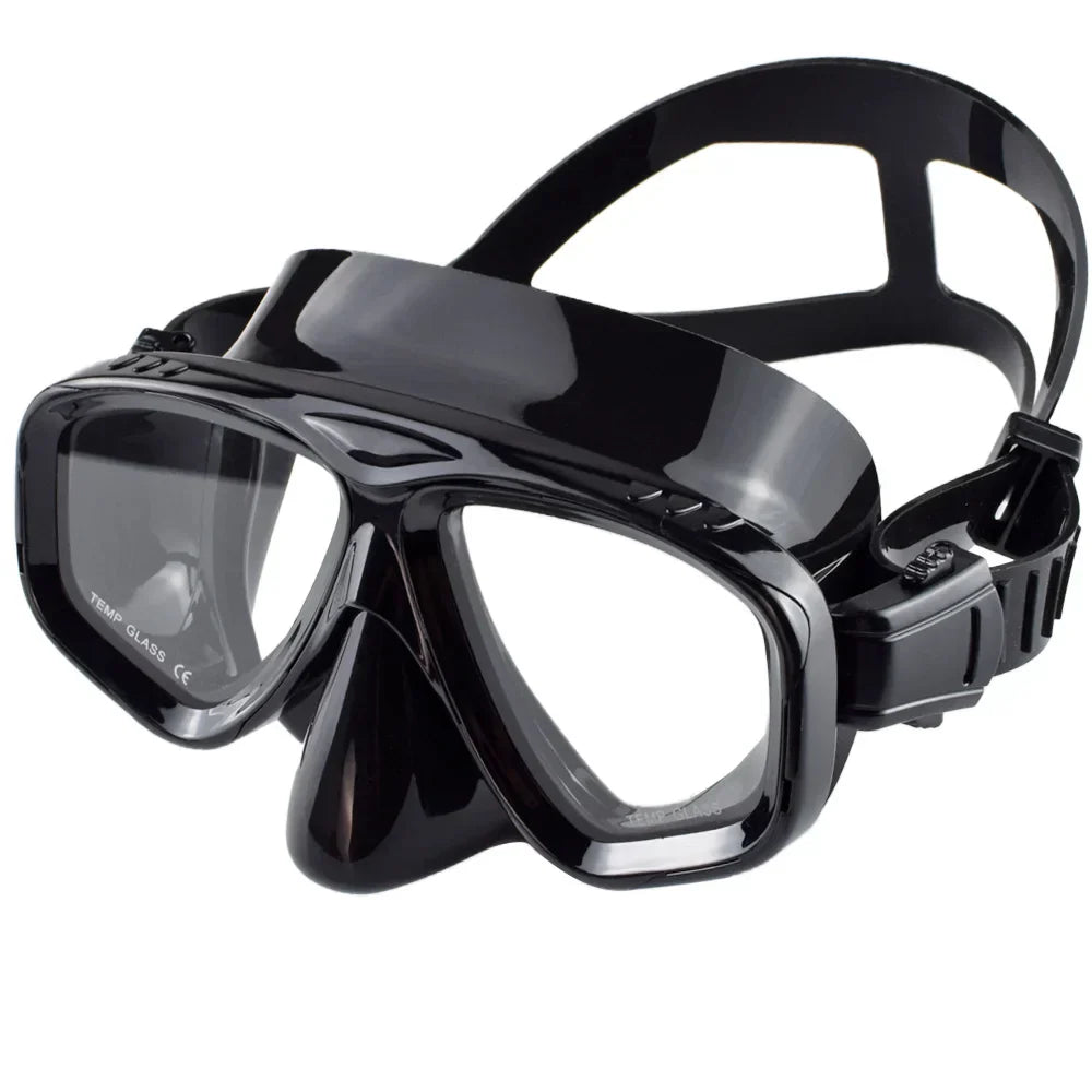Carvallo dykmask med snorkel | 180° panoramautsikt | Antiläckage & HD-glas | Livsmedelsgodkännt silikon Carvallo
