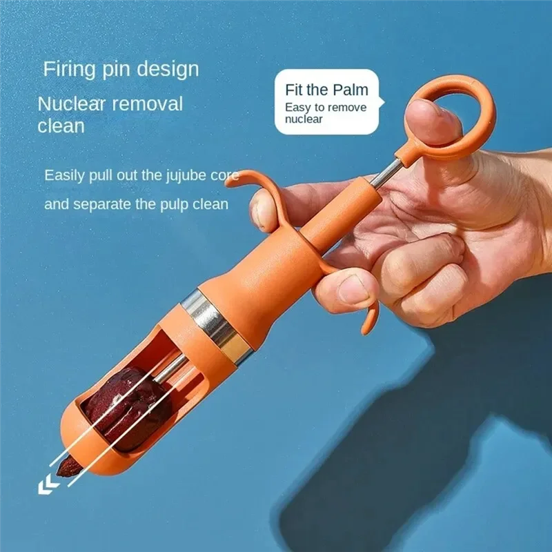 Carvallo Kärnfråntagare för Kirscher & Oliver | Manuell kärnfråntagare i rostfritt stål & ABS – 23×3 cm Carvallo