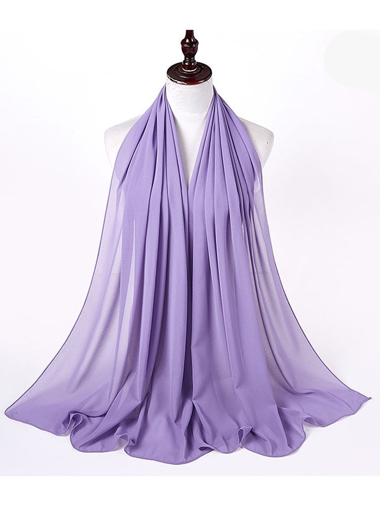 Chiffon Hijab pannband-Clothes for women-Bellasverige-Hemnix