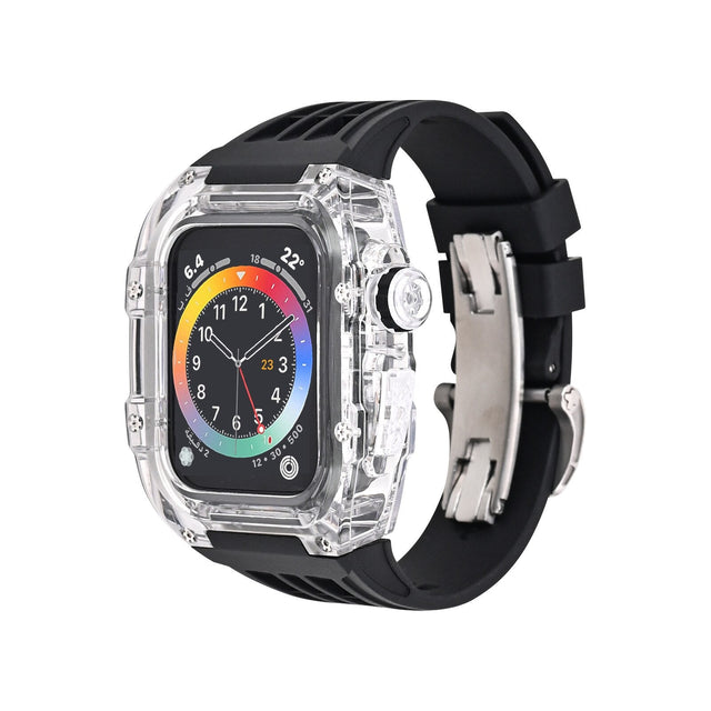 Apple Watch genomskinligt fallband-Phone Accessories-Hemnix-Svart-44mm-Hemnix
