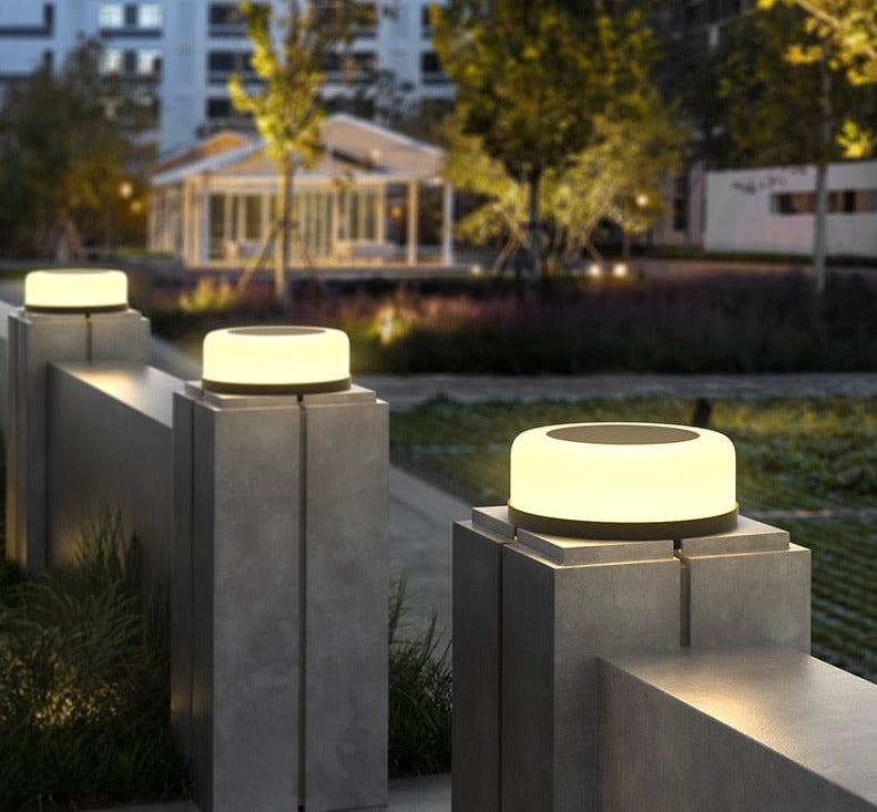 Carvallo-vägglampa LumaSteel | Med skymningssensor | Rostfritt stål & Aluminium | IP65 Väderbeständig | LED Varmvit Carvallo