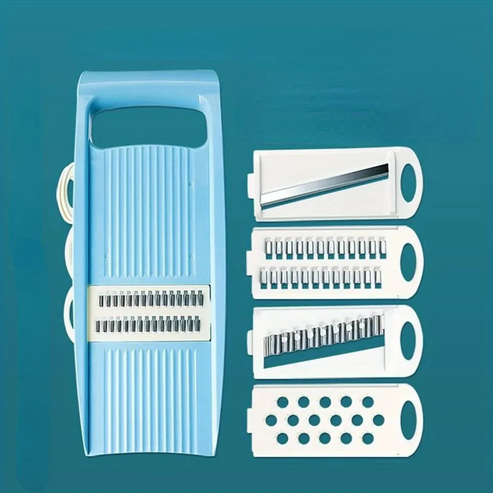 Carvallo 5-i-1 | Manuell & Multifunktionell | Rive, Hyvel, Tärnare | KüchenMeister® Kökshjälp Carvallo