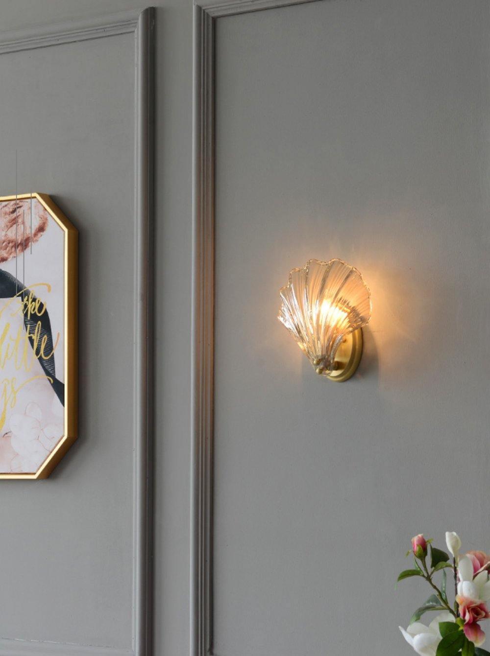 Elegant Shell Vägglampa – Kustinspirerad Sconce för Strandiga Vibes Carvallo
