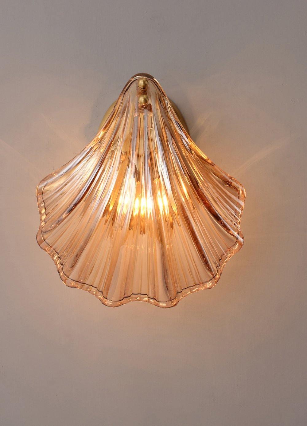Elegant Shell Vägglampa – Kustinspirerad Sconce för Strandiga Vibes Carvallo