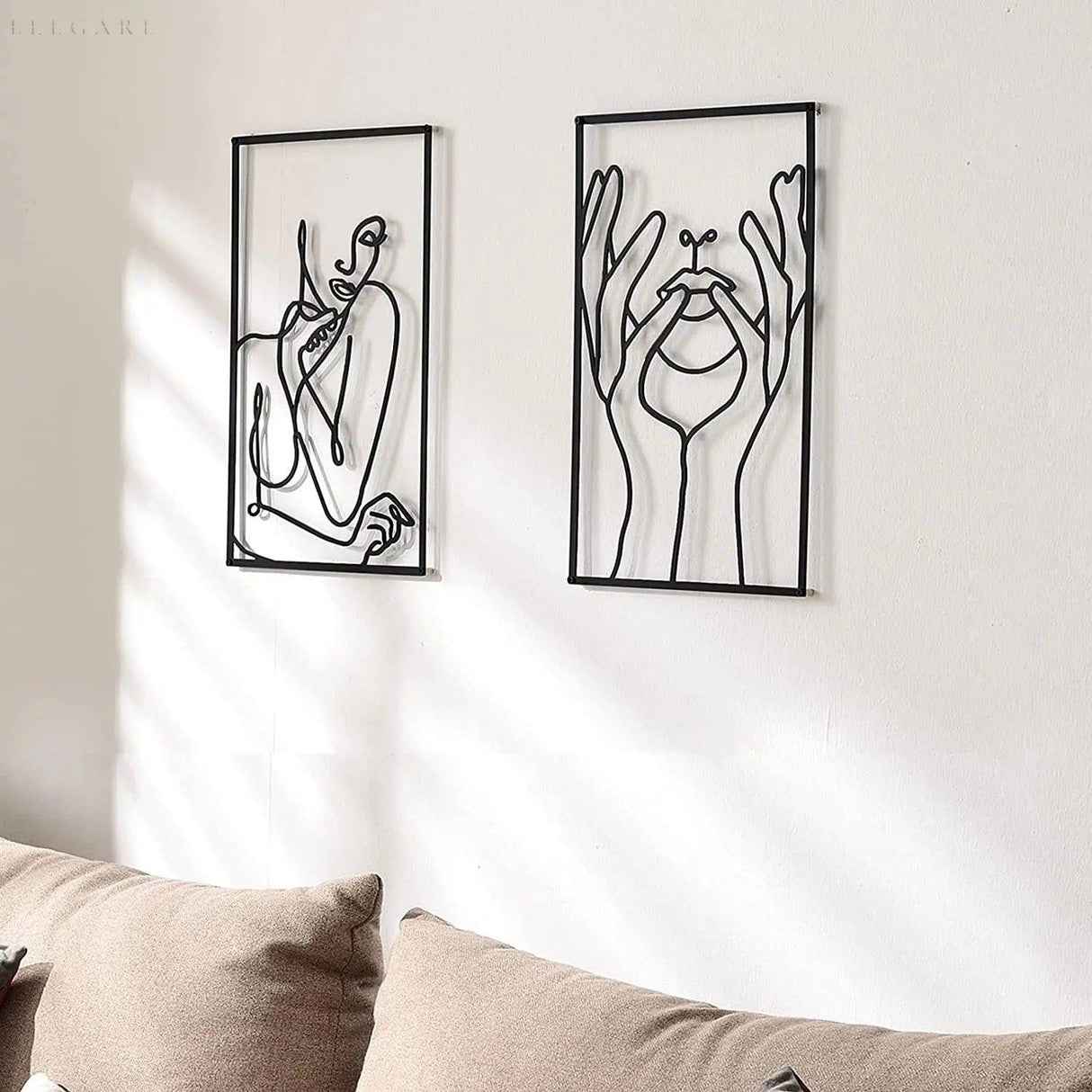 Silhuett - Nordisk Väggkonst i Metall Carvallo