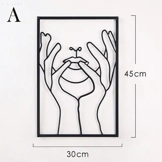 Silhuett - Nordisk Väggkonst i Metall Carvallo