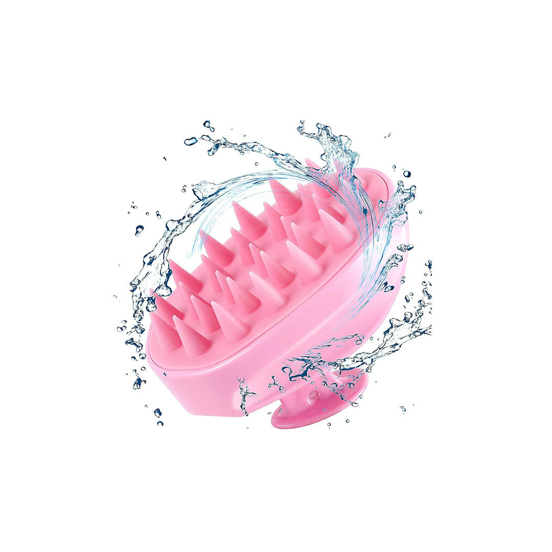Silikonborste/Scalp brush för hårbotten-Hemnix-Rosa-Hemnix