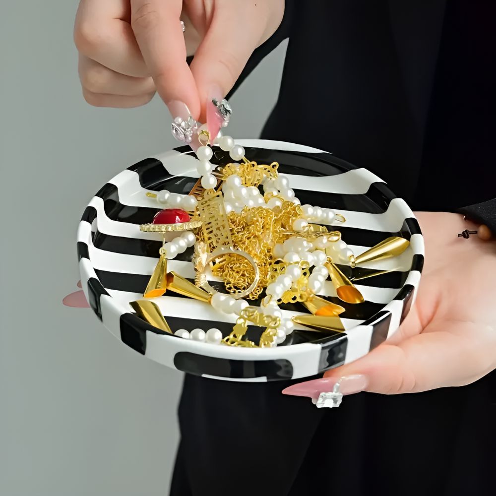 Silva Keramisk Rand Smyckesfat Carvallo