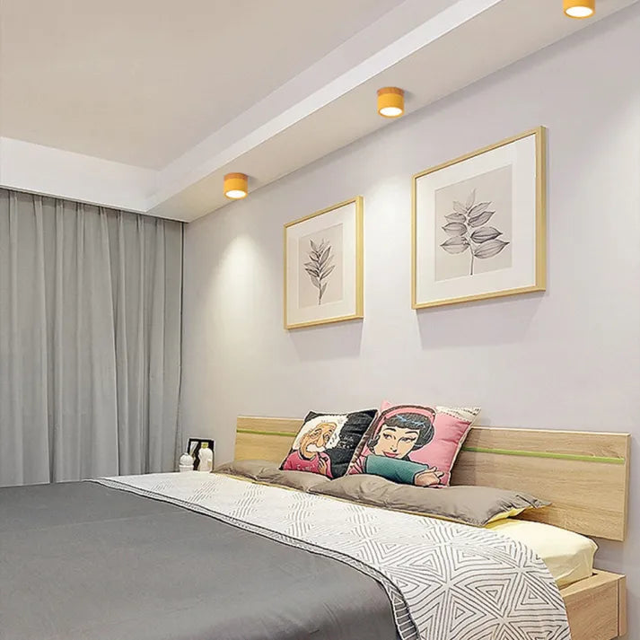 Minimalistisk Skandinavisk Cylinder LED Takarmatur Carvallo