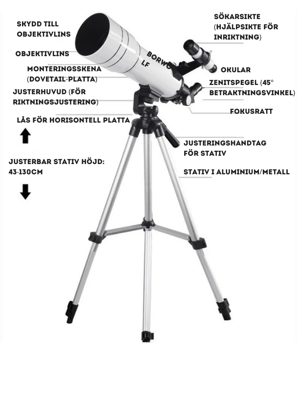 Teleskop BORWOLF 40070-VaruZ-Hemnix
