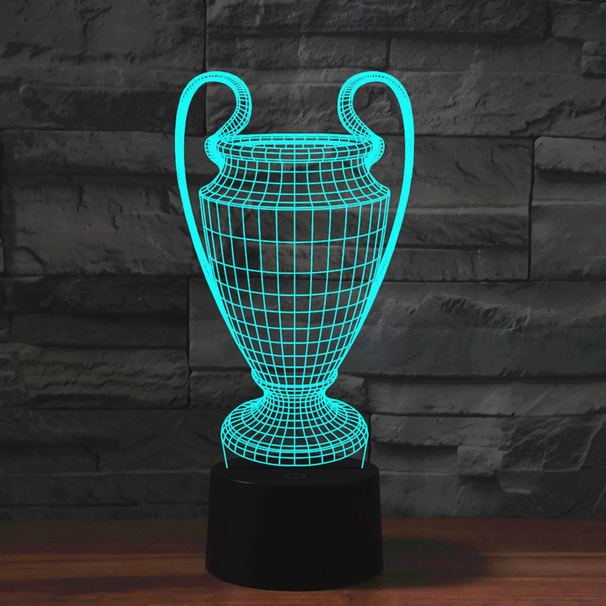 Fotboll 3D Illusion LED-Lampa - Nattlampa - Trophy Footballdinho