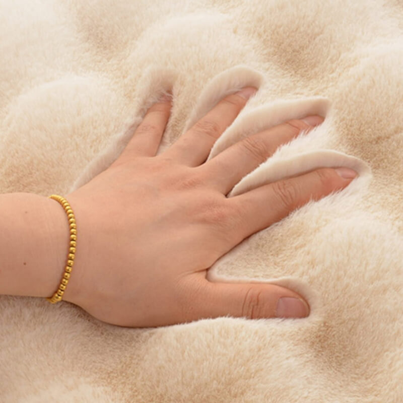 Mjuk Plysch Varm Djur Sova Pad Mysig Snygg Lätt att Underhålla Carvallo