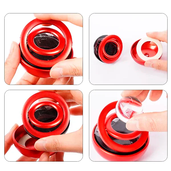 Bilstickor med solroterande design Carvallo