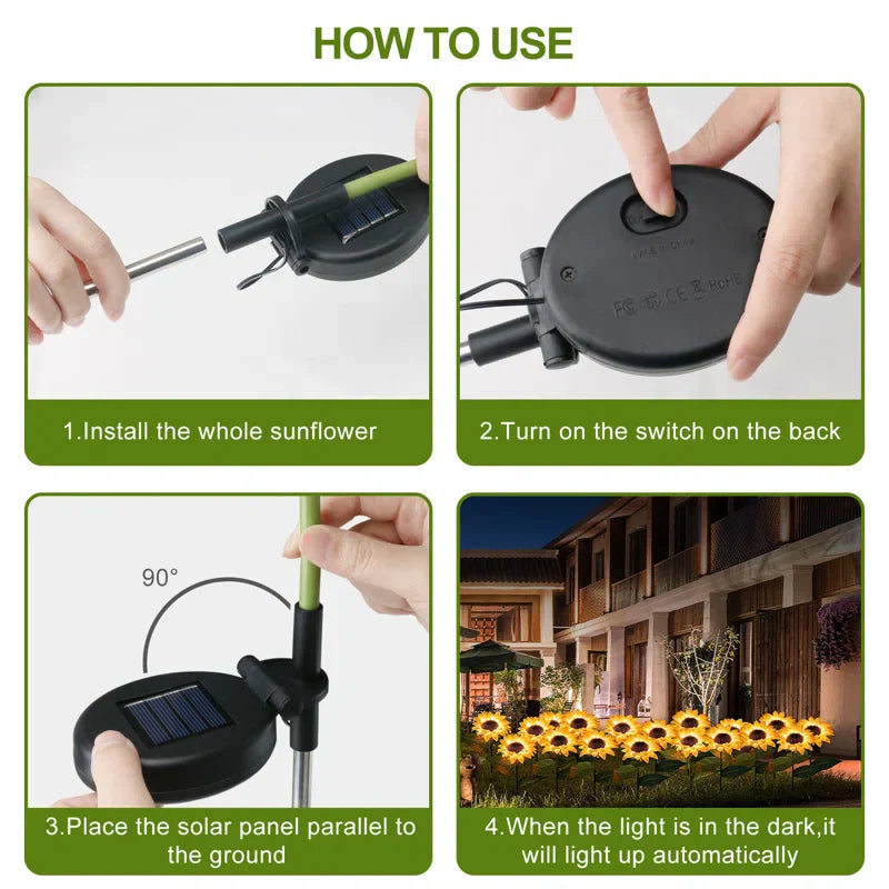 Carvallo - Solros Solar Lights för utomhusbruk Carvallo