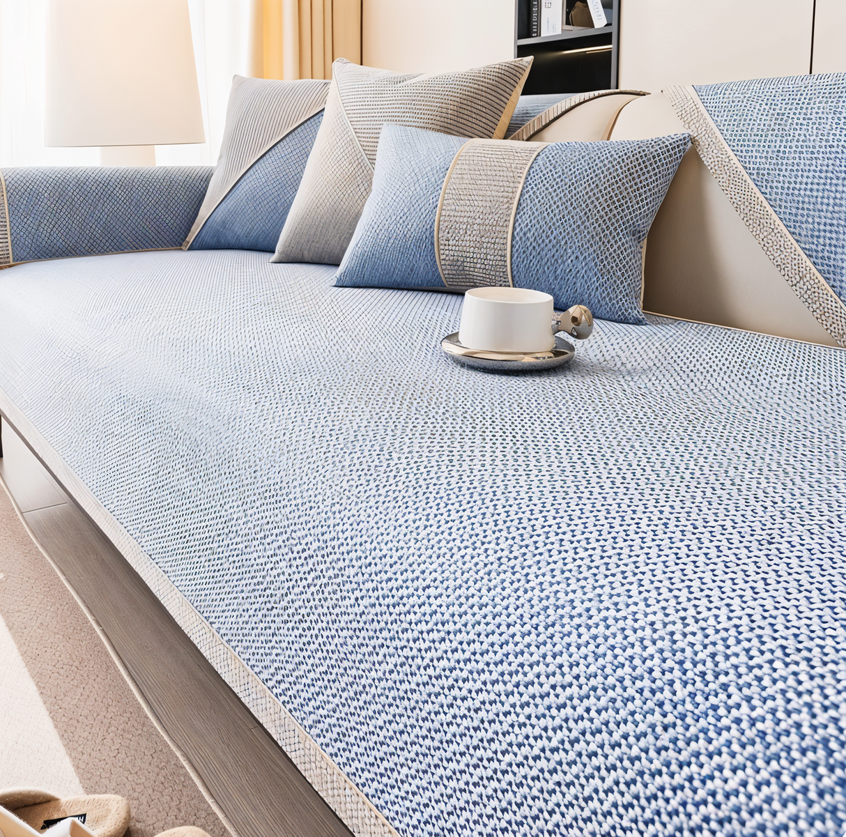 Solid Enkelt Sofföverdrag – Robust, halkfri skydd mot slitage och spill Carvallo