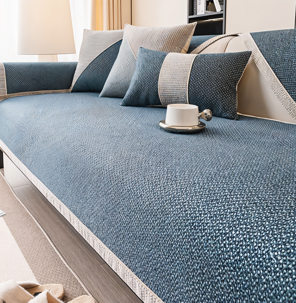 Solid Enkelt Sofföverdrag – Robust, halkfri skydd mot slitage och spill Carvallo