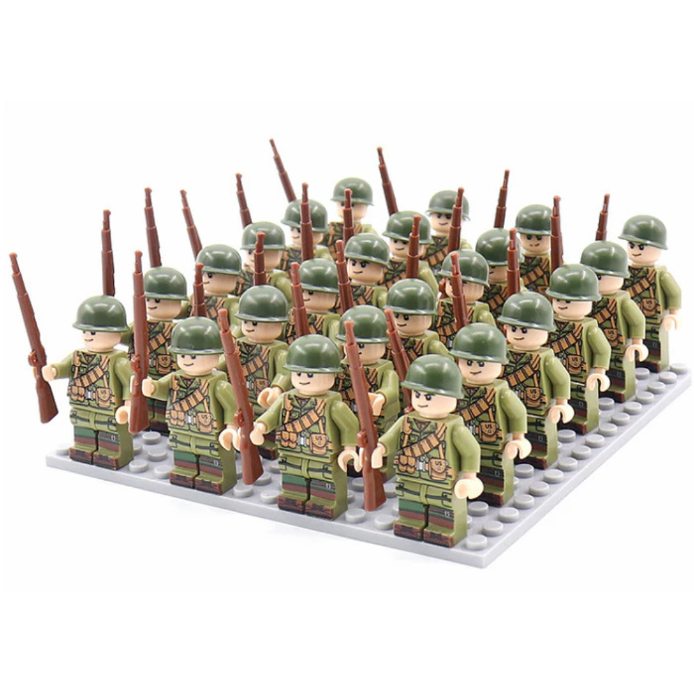 Militärsoldat Byggblock Leksakset Carvallo