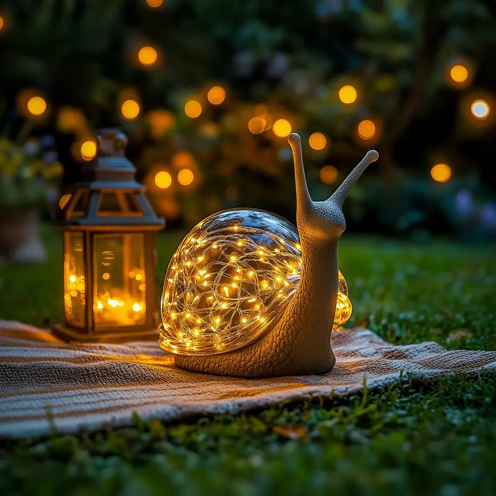 ShellGleam – Dubbel musselformad lampa med mjukt gyllene sken Carvallo