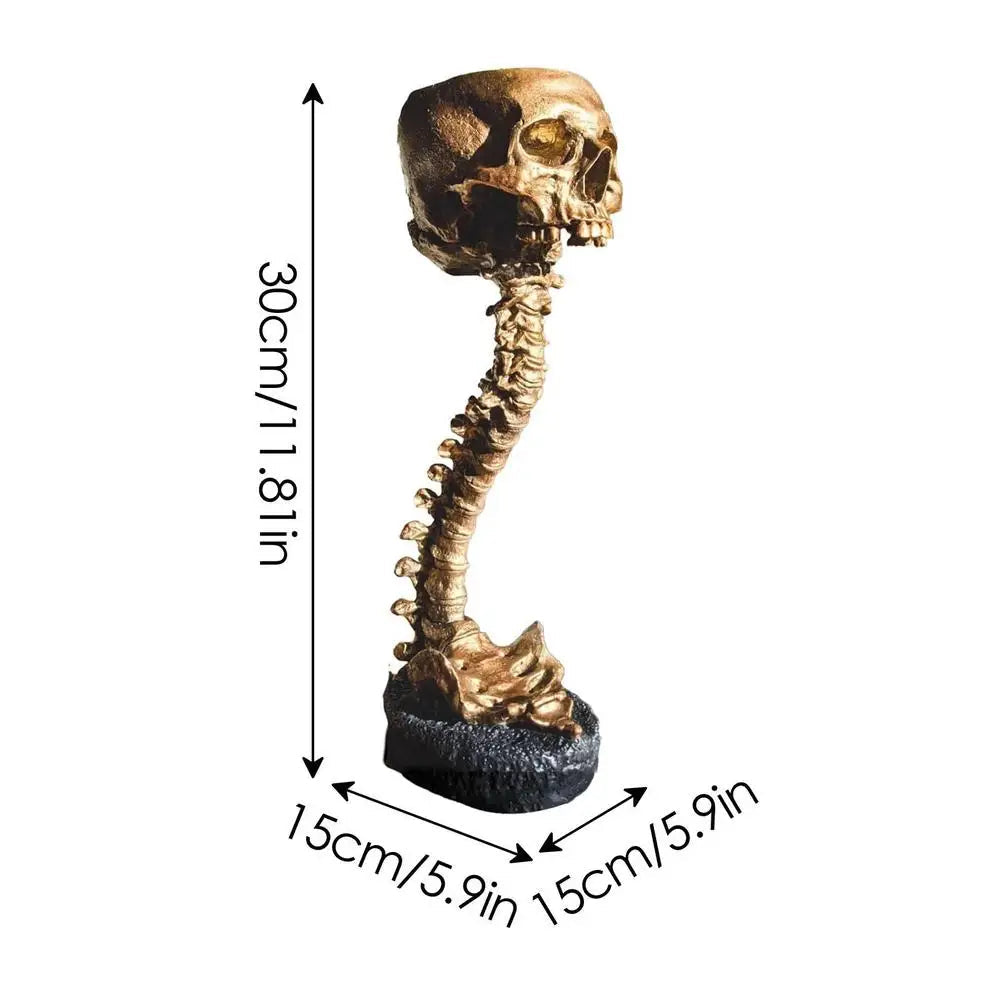 Skeletal - Planteringskärl med skalle och ryggrad MILA Sverige