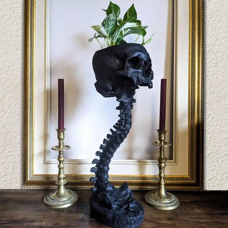 Skeletal - Planteringskärl med skalle och ryggrad MILA Sverige