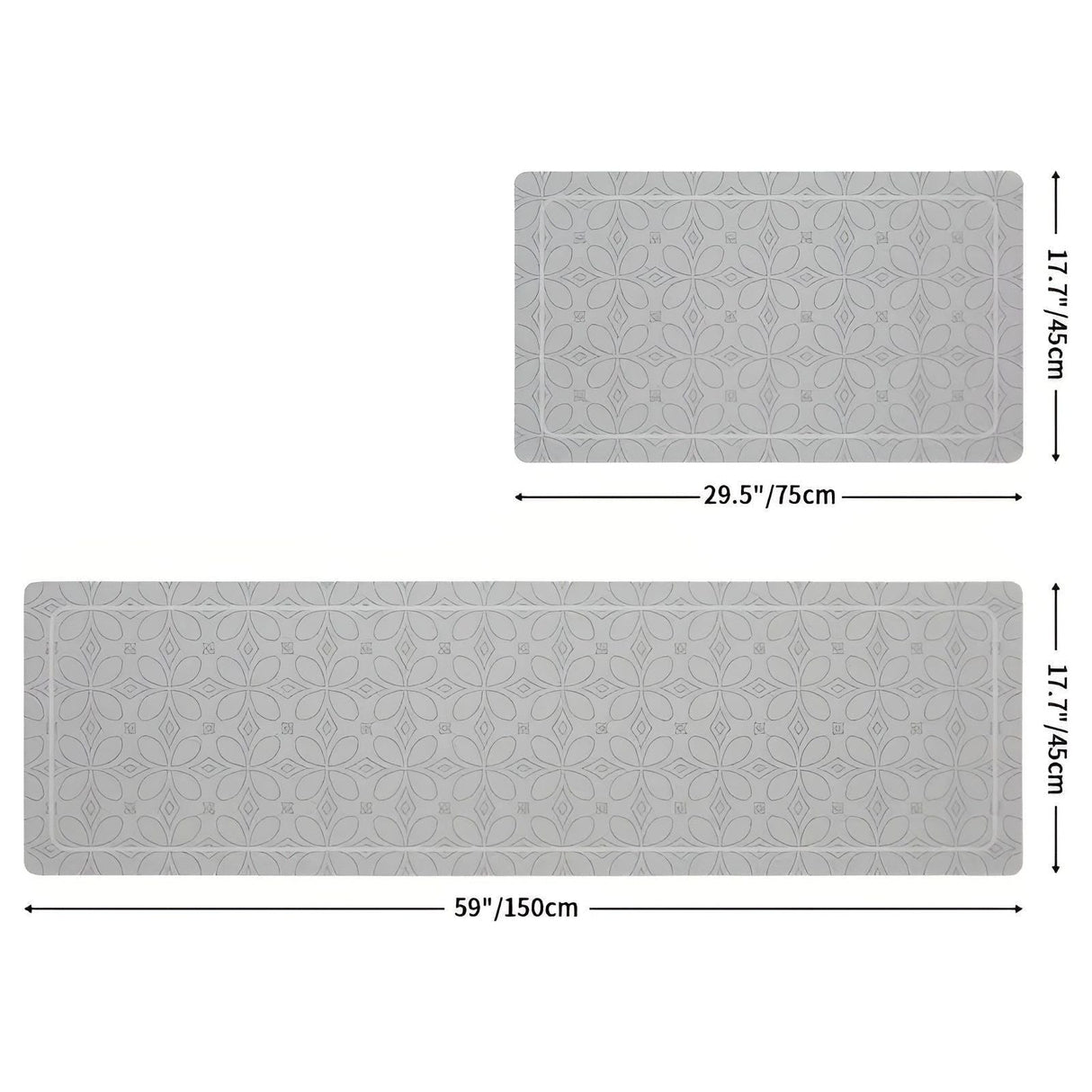 SpringEase Matta - Minimalistisk Stil Icke-Glidande och Absorberande Vardagsrumsmatta Carvallo