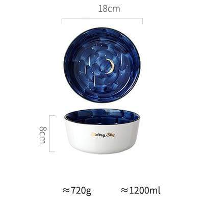 CelestiWare - Stjärna & Måne Keramiska Skålar MILA Sverige